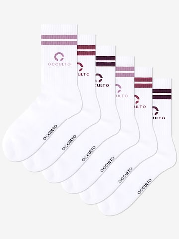Occulto Athletic Socks 'Ray' in Pink