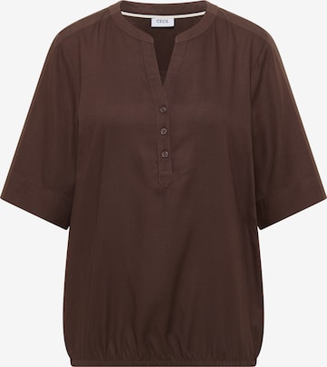 CECIL Bluse in Braun: Vorderseite