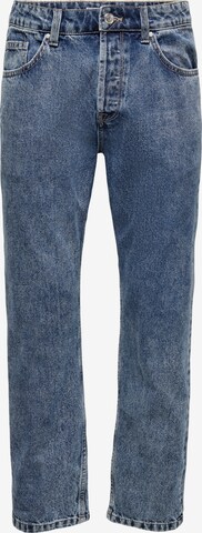 Only & Sons Regular Jeans 'Edge' in Blue: front