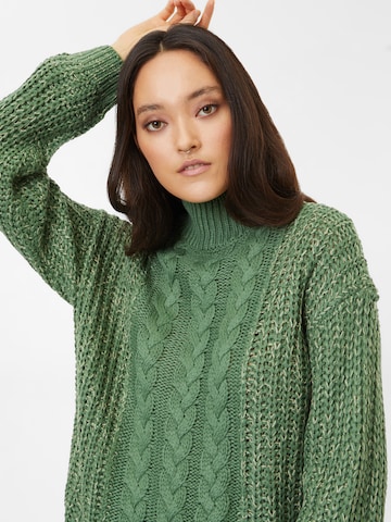 Noisy may Knitted dress 'LORI' in Green