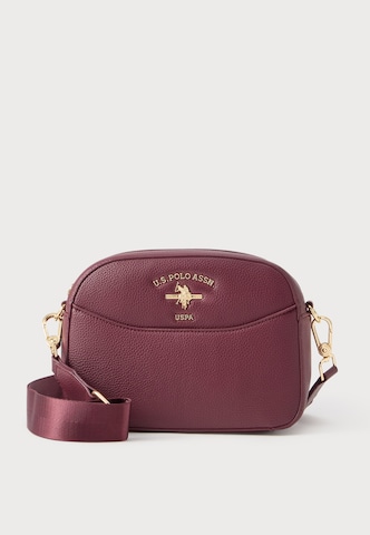 U.S. POLO ASSN. - Bolso de hombro 'STANFORD' en rojo: frente