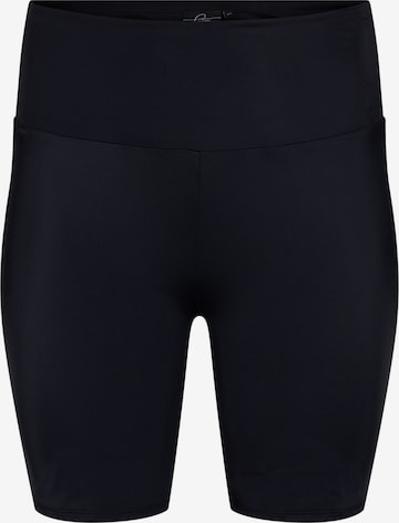 Shorts de bain Swim by Zizzi en noir : devant