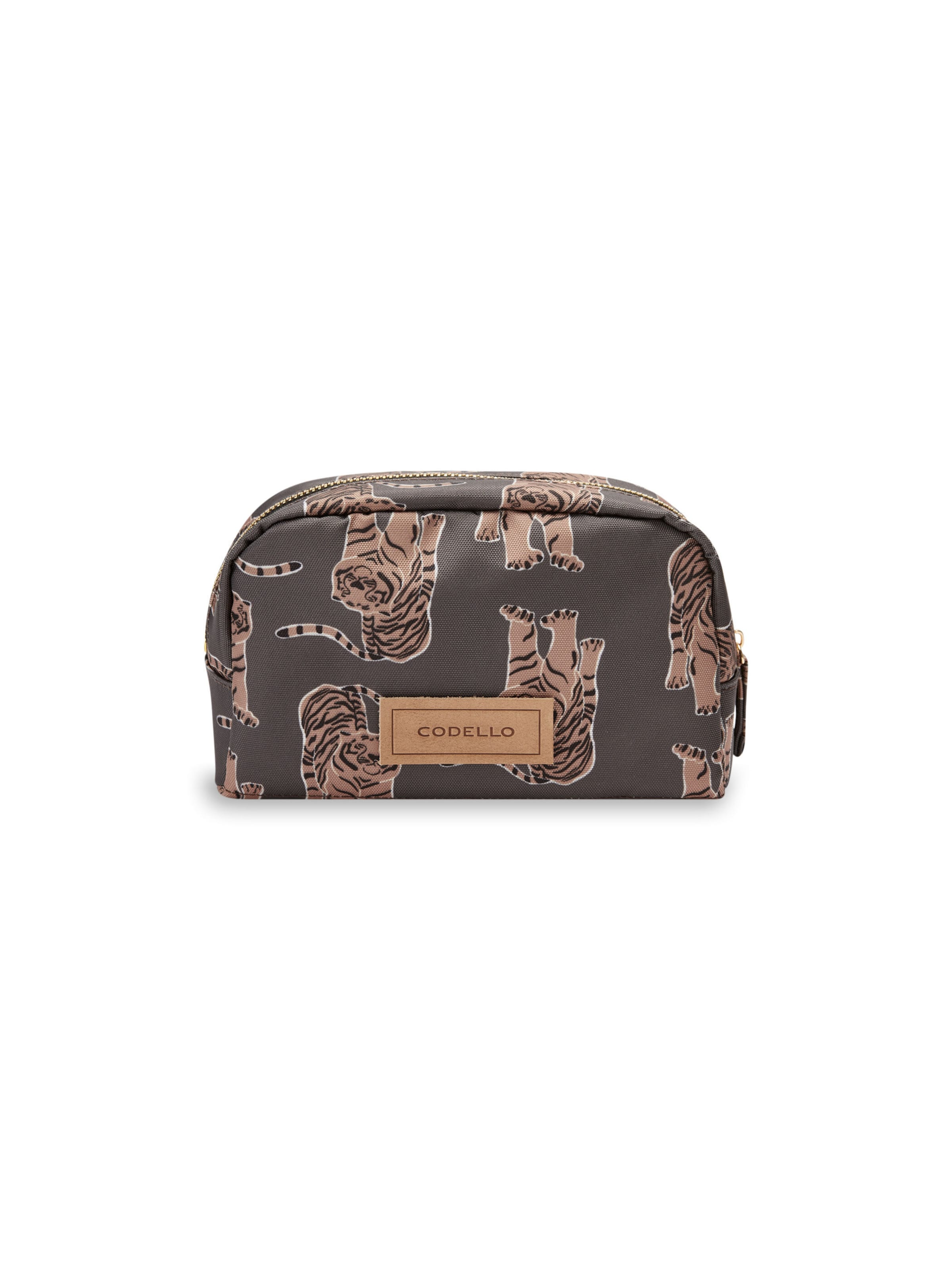 Trousse de maquillage CODELLO en marron : devant