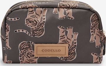 CODELLO Make up tas in Bruin: voorkant