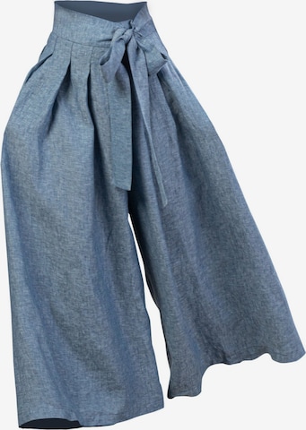 Nikka Place Wide leg Trousers 'Freesia' in Blue: front