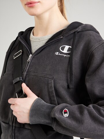 Giacca di felpa di Champion Authentic Athletic Apparel in nero