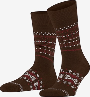 FALKE Socken 'Sky Limit' in Braun: Vorderseite