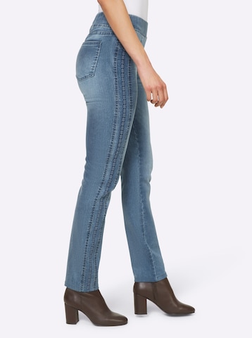 heine - Skinny Jeggings en azul