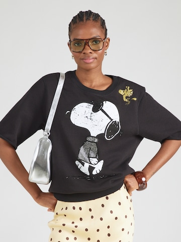 Sweat-shirt PRINCESS GOES HOLLYWOOD en noir : devant