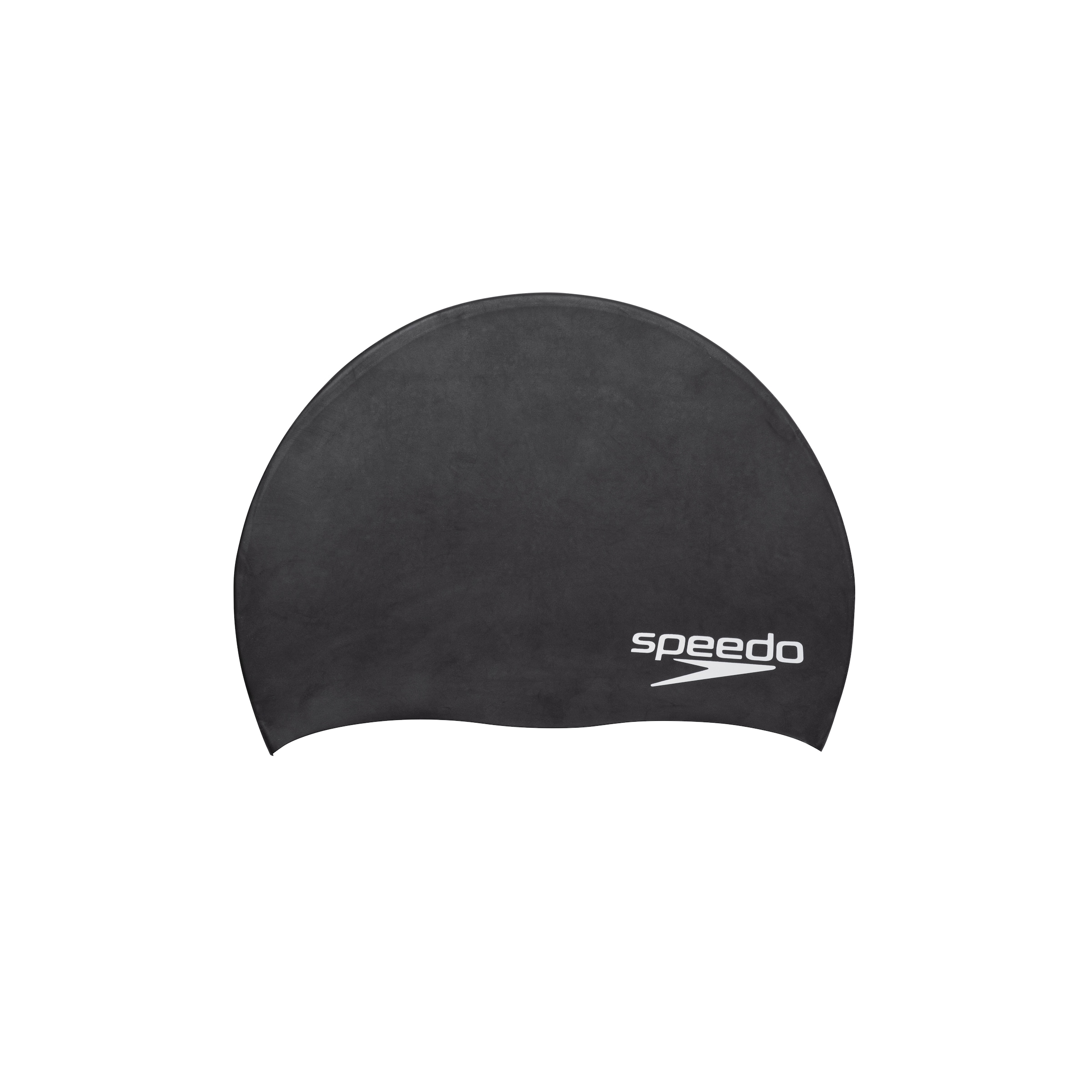 SPEEDO Swimming Cap in Black: front