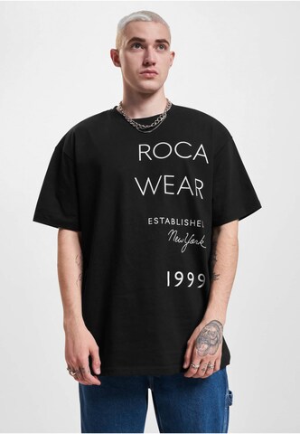 T-Shirt 'ExcuseMe' ROCAWEAR en noir : devant