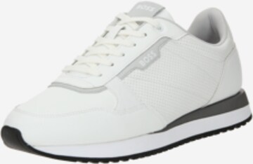 Sneaker bassa 'Kai' di BOSS in bianco: frontale