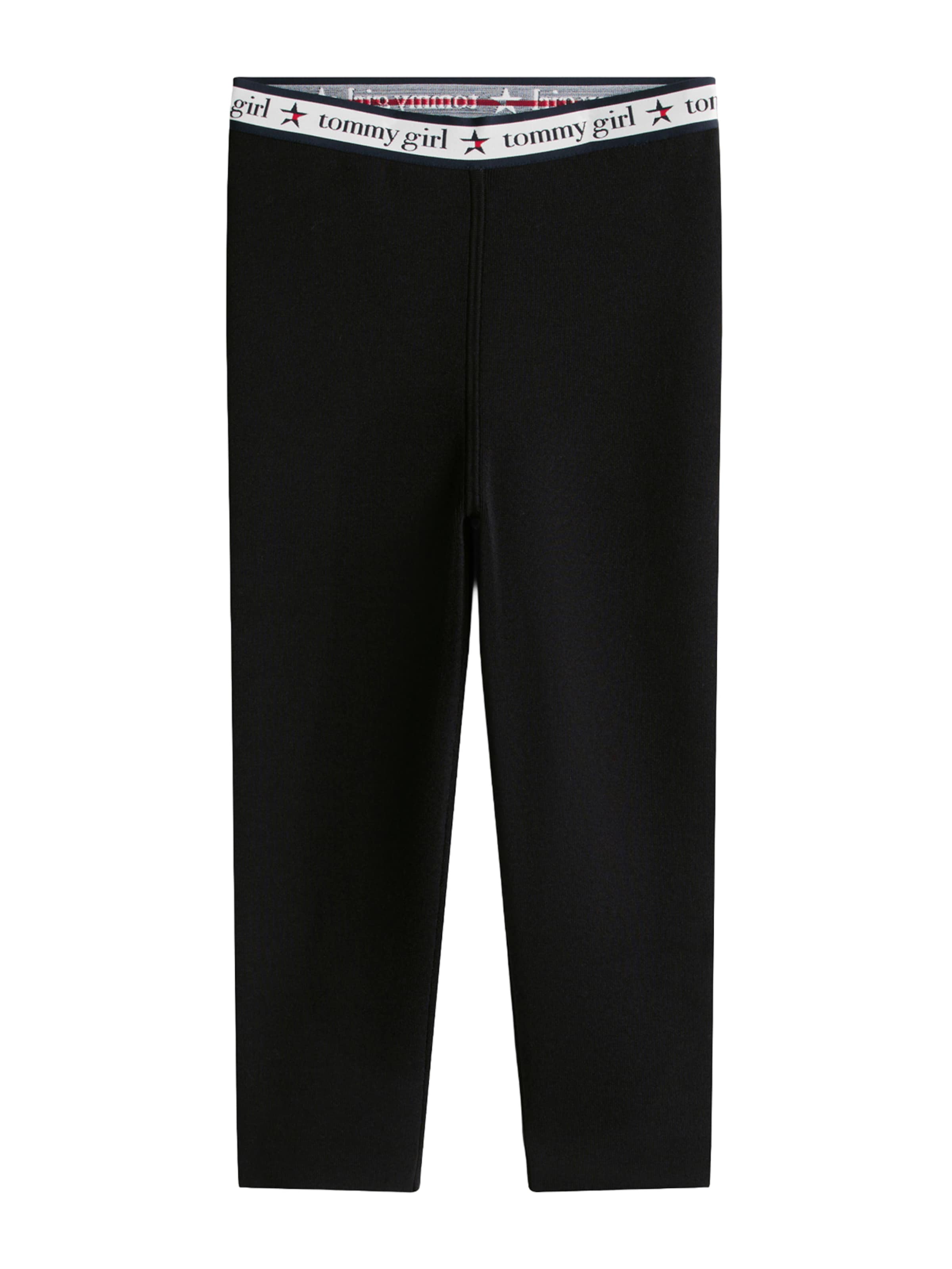 Tommy Jeans Skinny Leggings i svart: framsida