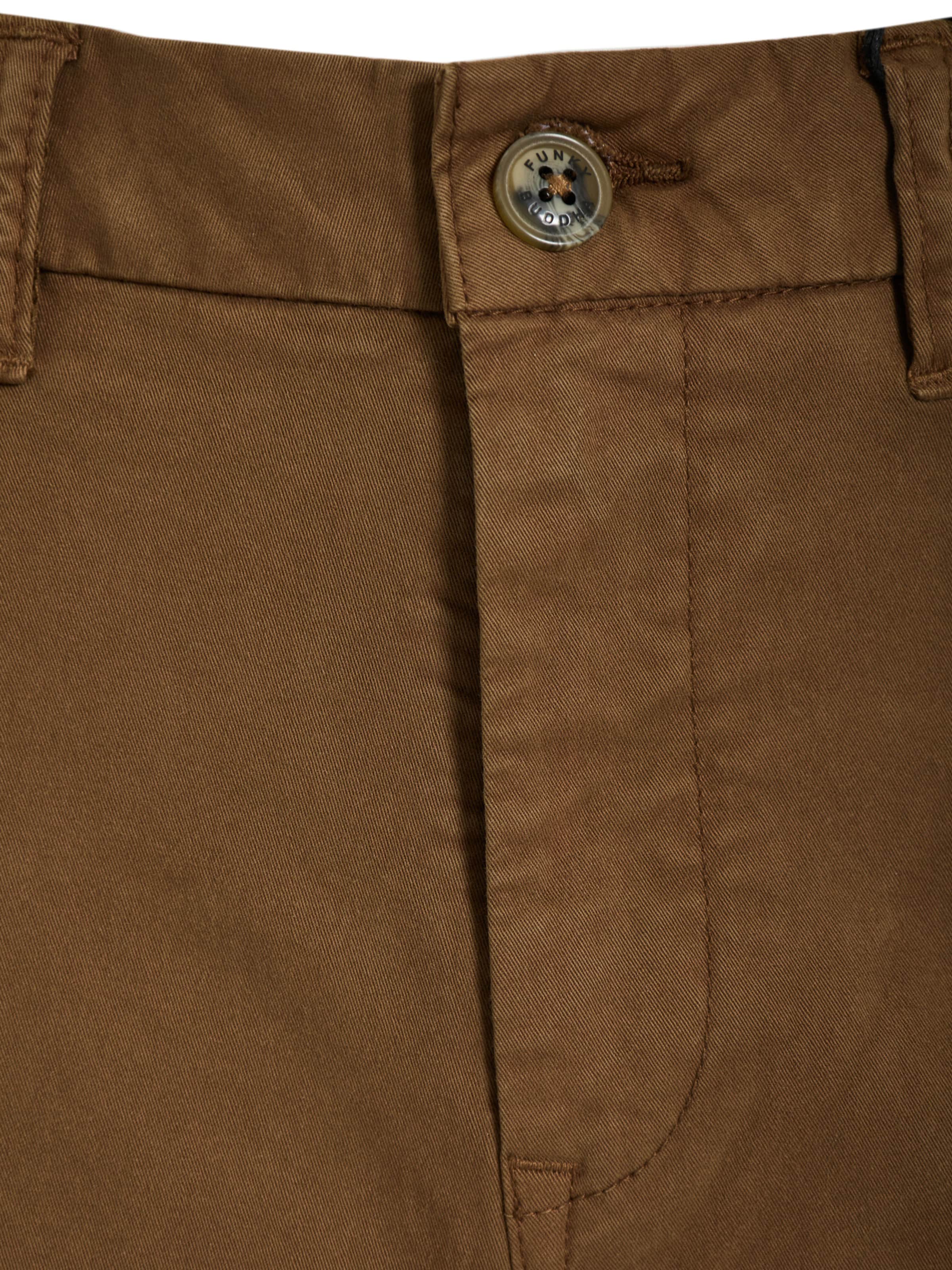 Funky Buddha tavaline Chino-püksid, värv pruun