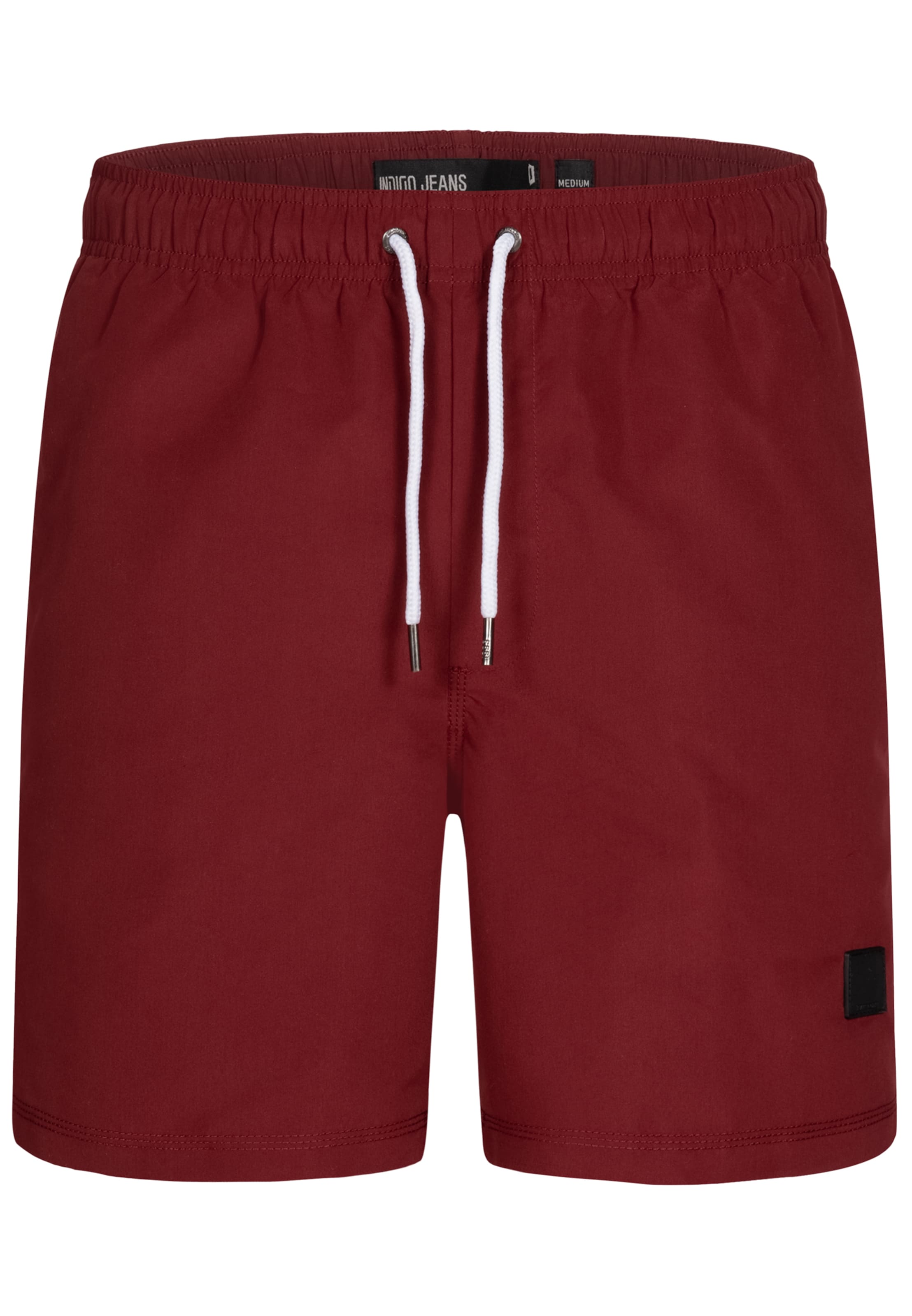INDICODE JEANS Swimming shorts in Red: front