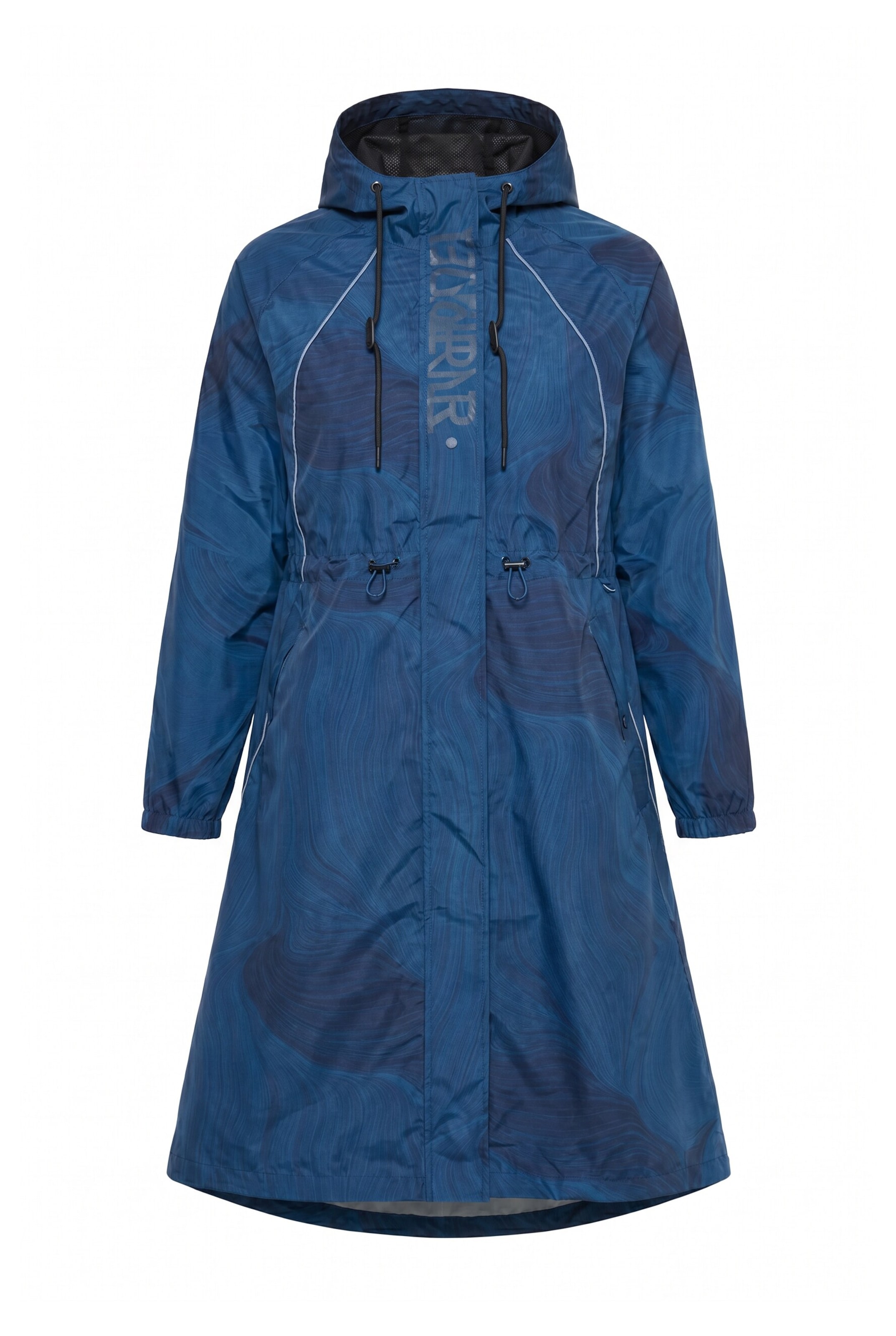 Ulla Popken Mantel in M-L in marine, Produktansicht