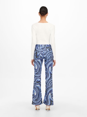 évasé Pantalon NEON & NYLON en bleu