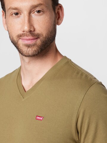 T-Shirt 'Original HM Vneck' LEVI'S ® en vert