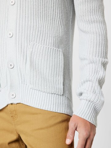 BURTON MENSWEAR LONDON Cardigan 'Fisherman' i grå