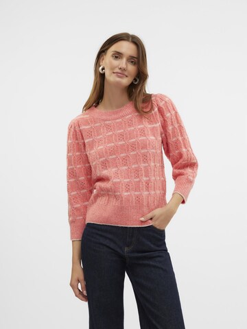 Pull-over 'VMNewleonor' VERO MODA en orange : devant