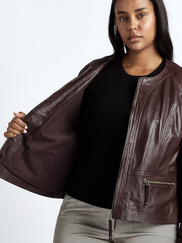 JCC Lederjacke in Rot