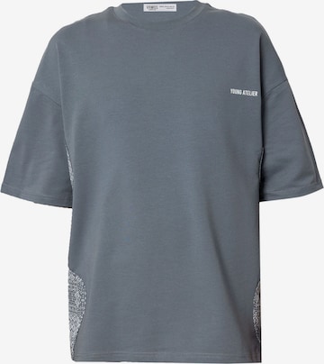 VAMOS CLO Tričko - Sivá: predná strana