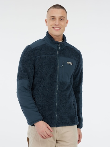 PROTEST Fleece Jacket 'PRTBleaker' in Blue: front