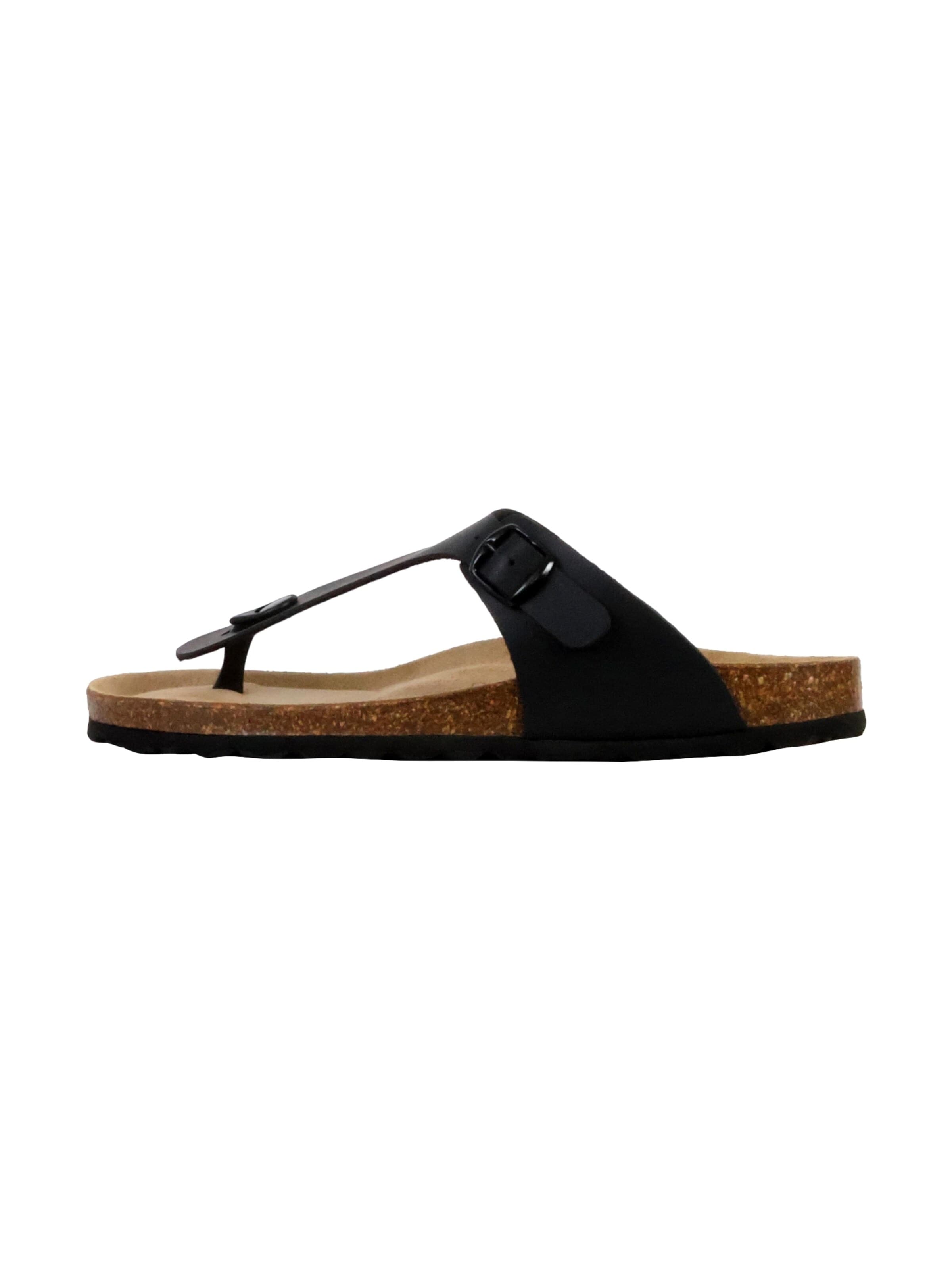 The Divine Factory Mules 'Leder-Pantoletten „Joy“' in Black: front