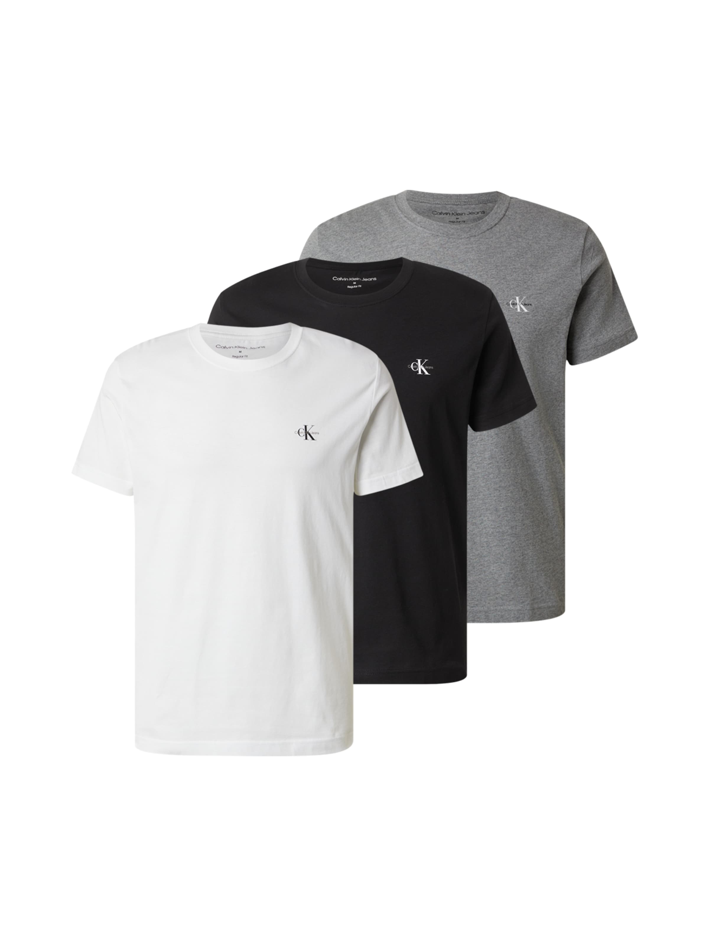 Calvin Klein Jeans Tričko - Sivá: predná strana