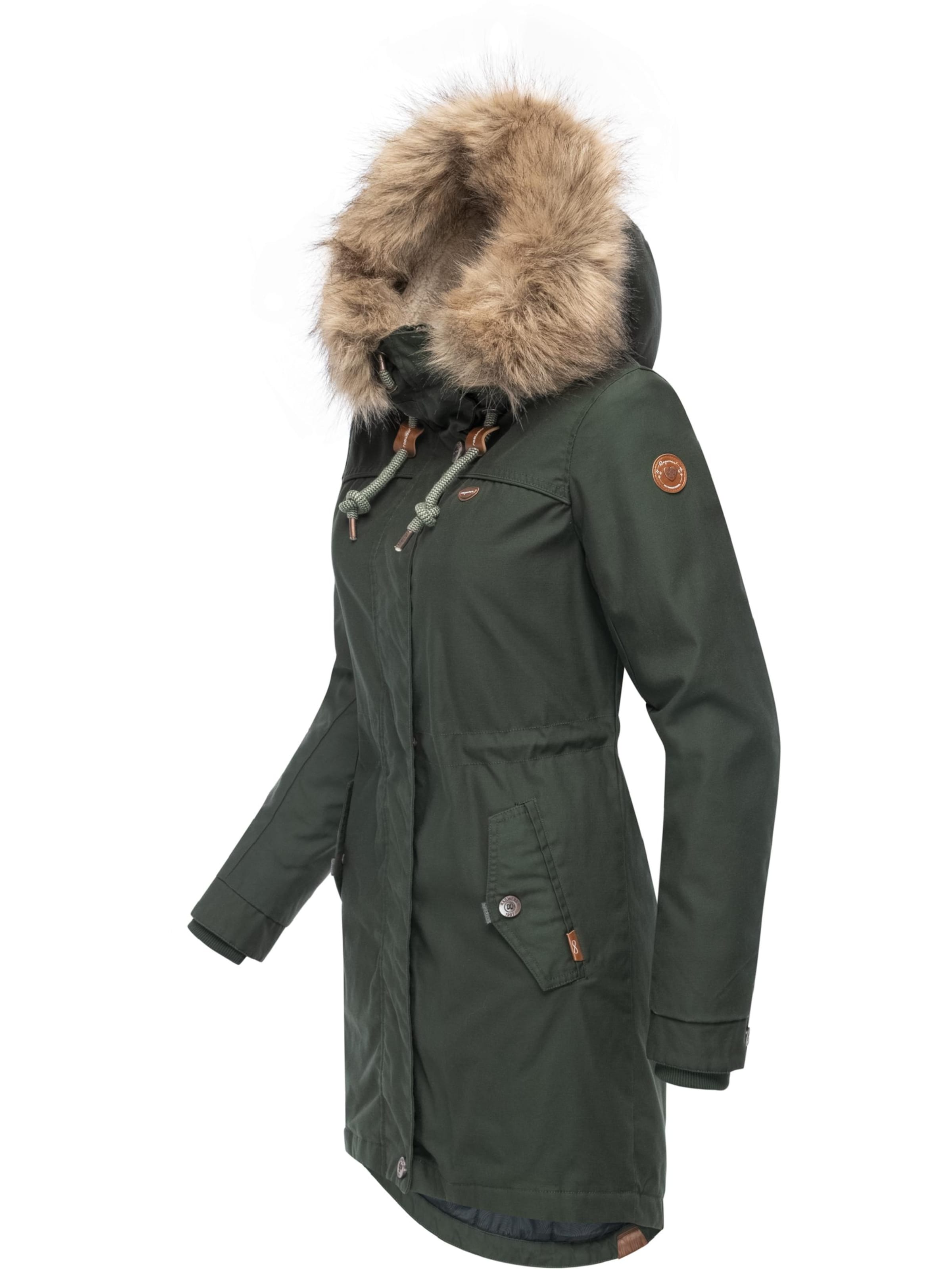 Parka d’hiver 'Tawny' Ragwear en vert