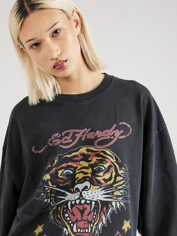 Ed Hardy Μπλούζα φούτερ σε μαύρο