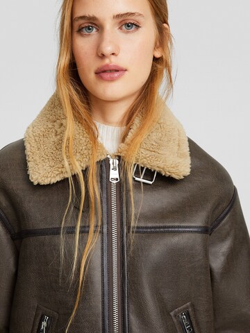 Bershka Between-season jacket in Brown