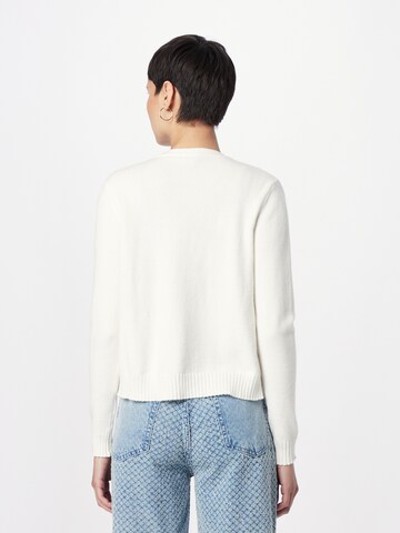 VILA Knit cardigan 'VIRil' in White