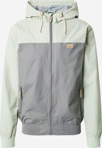 Iriedaily Between-Season Jacket 'Auf Deck' in Green: front