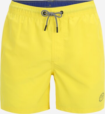 JACK & JONES Zwemshorts 'FIJI' in Geel: voorkant