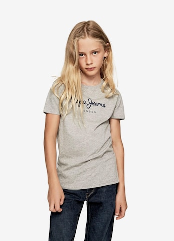 T-Shirt Pepe Jeans en gris : devant