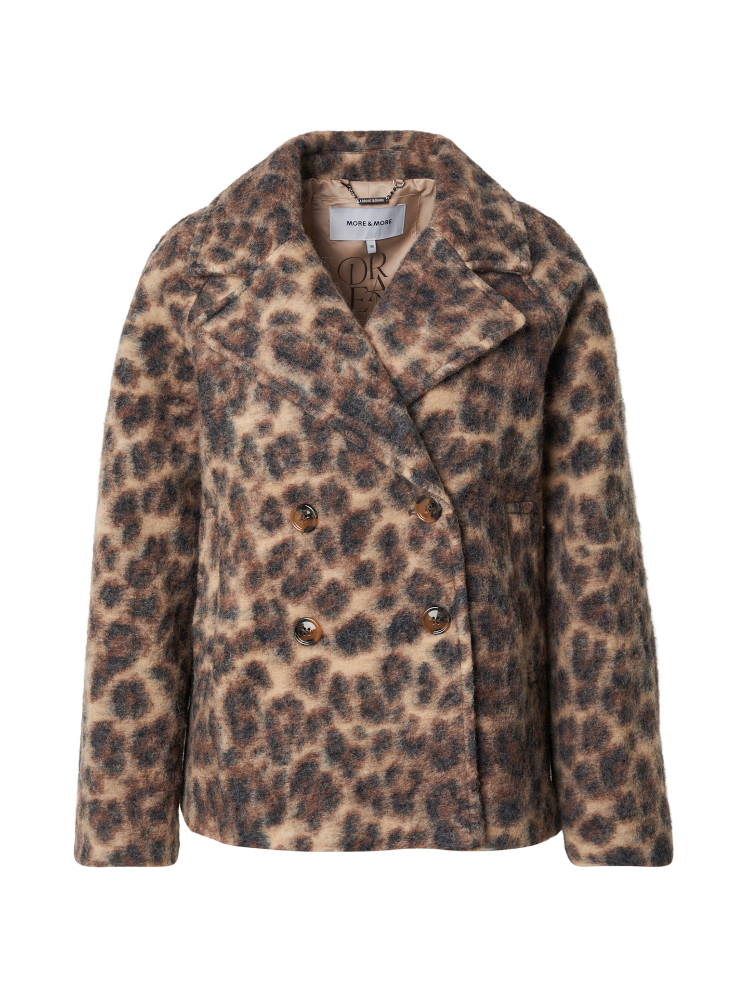 Veste mi-saison MORE & MORE en beige : devant