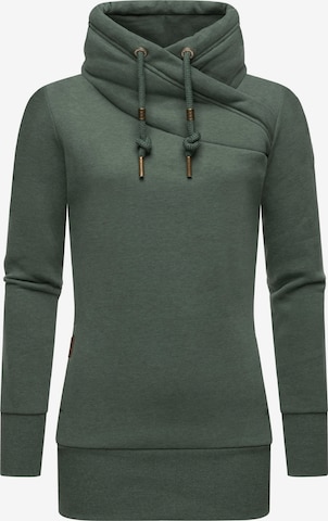 Ragwear Sweatshirt 'Neska' i grön: framsida