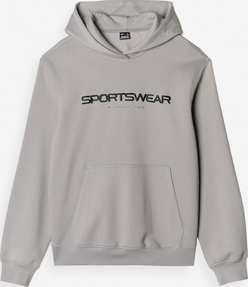 4FSportska sweater majica - siva boja: prednji dio