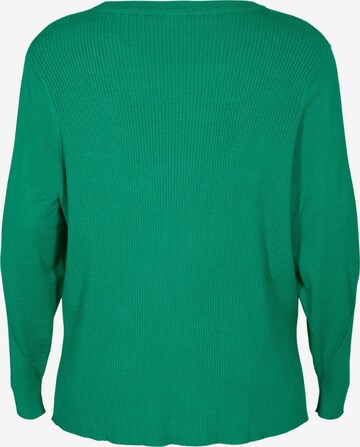 Zizzi Sweater 'Mella' in Green