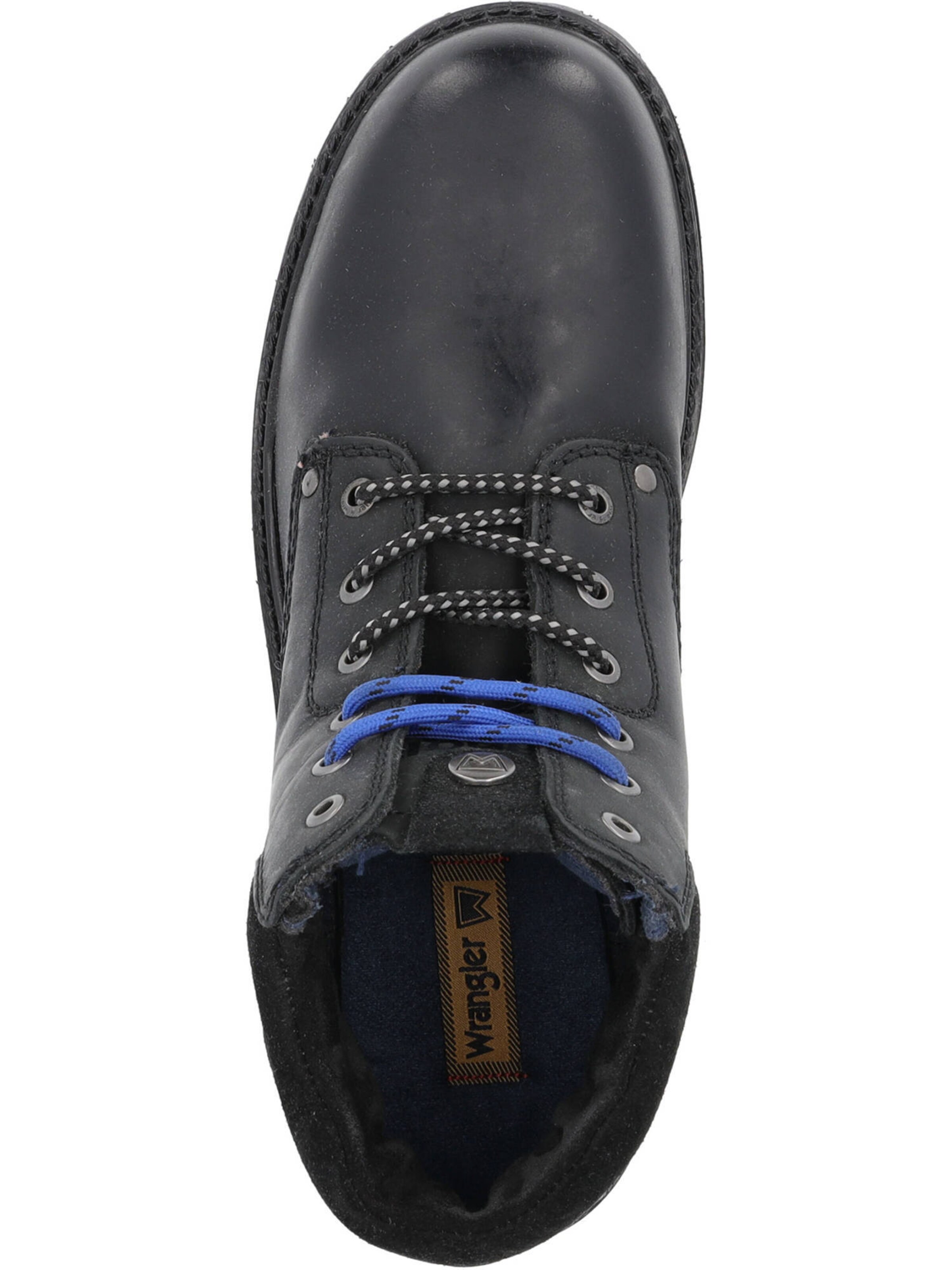 WRANGLER Schnürboots 'Yuma WM32000A' in Schwarz