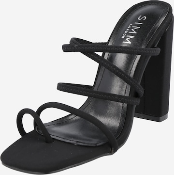 Mule 'HEERA' Simmi London en noir : devant