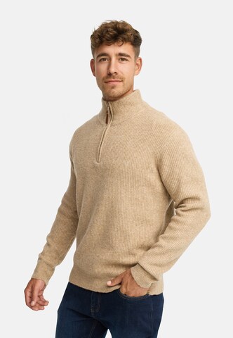 INDICODE JEANS Trui 'INPeace' in Beige