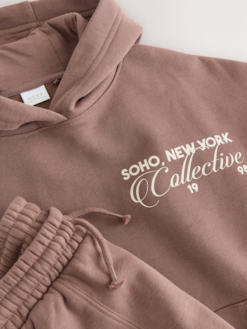 Next Sweat suit in Brown
