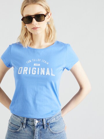 TOM TAILOR DENIM T-Shirt in Blau