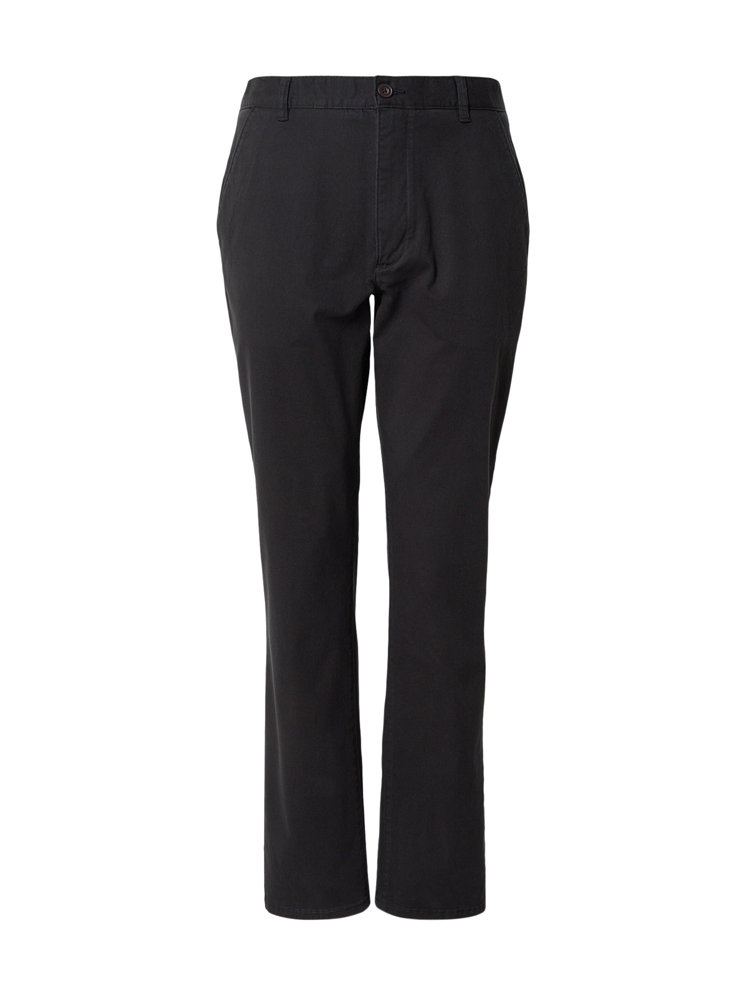 FARAH Štandardný strih Chino nohavice 'NORWOOD' - Čierna: predná strana