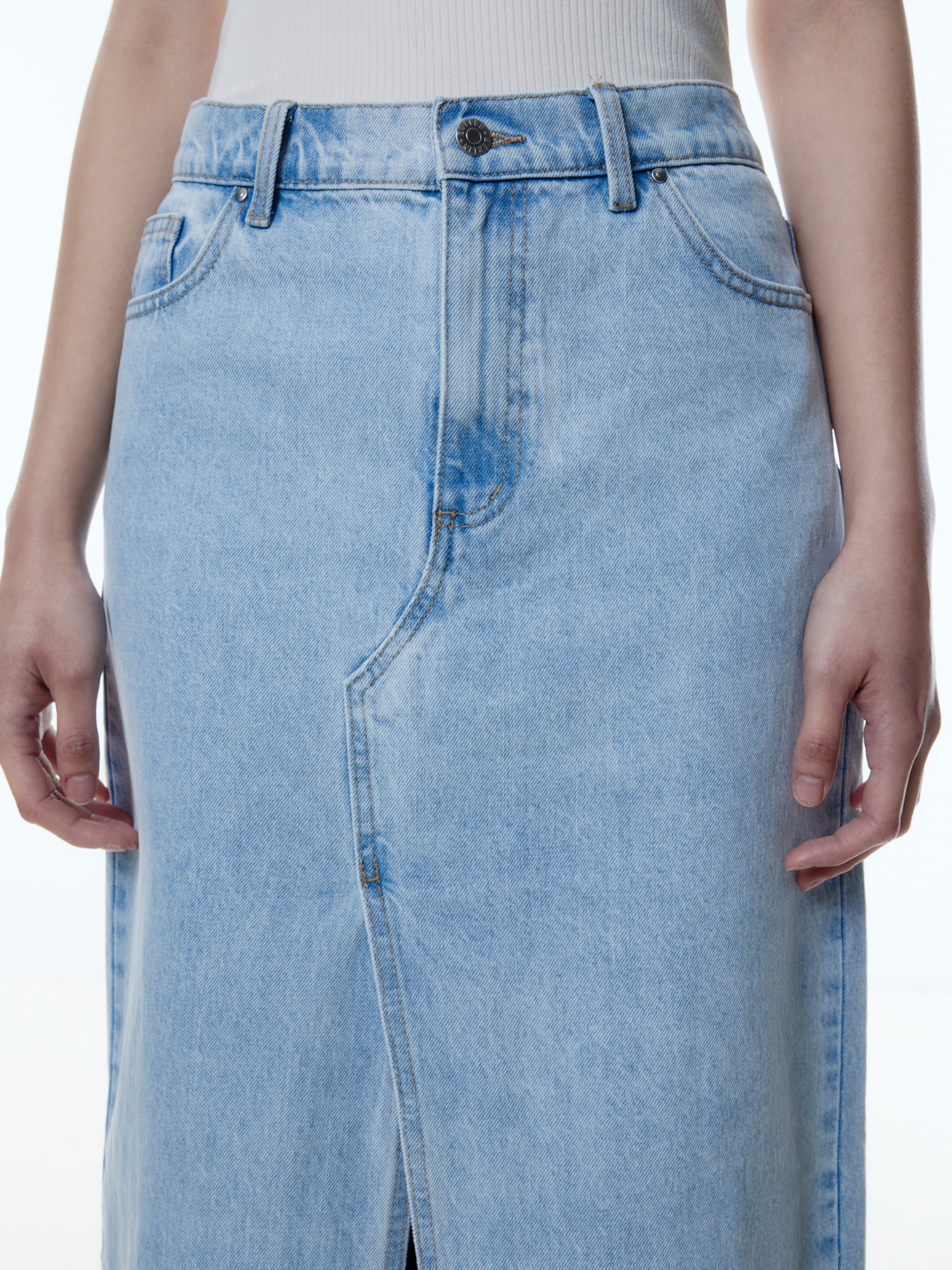 EDITED Producten Rok 'Yu' Blauw denim