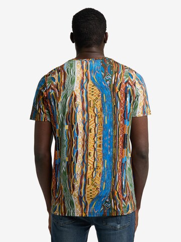 T-Shirt Carlo Colucci en mélange de couleurs