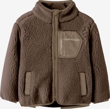 NAME IT Bluza polarowa 'Mattia' w kolorze brązowy: przód