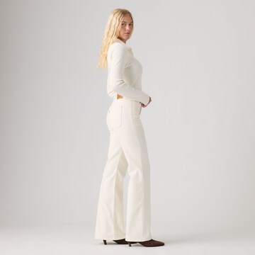 LEVI'S ® Laienev Teksapüksid 'Ribcage Flare', värv valge